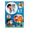 Showa Note Universal Stationery Pack A5 Free A4 Clear File Sticky Stickers E.T. 4-Piece Set Notebook, (Single Type), Notes, Film-Style (942816M01)