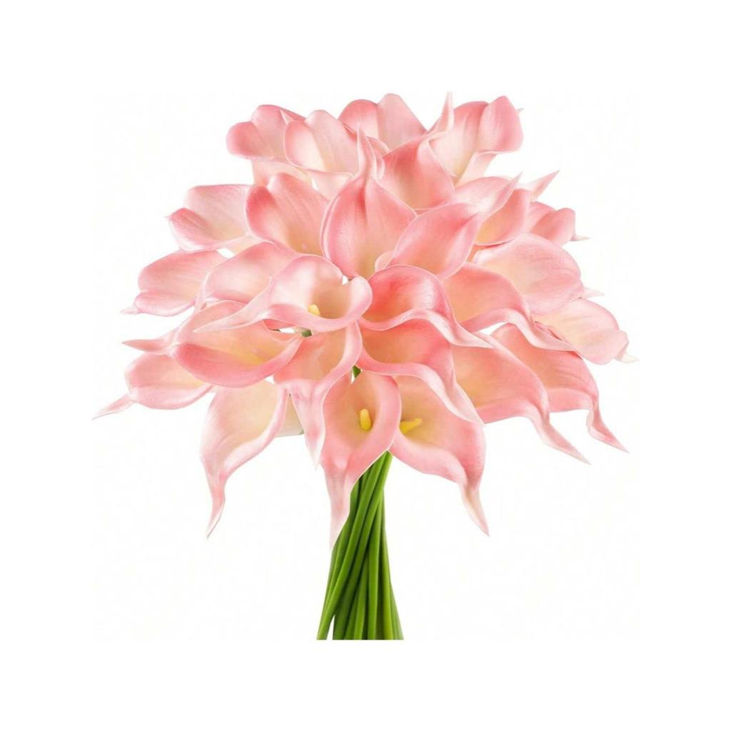Mini Calla Lily Faux Flower Wedding Bouquet and Home Decor Prop