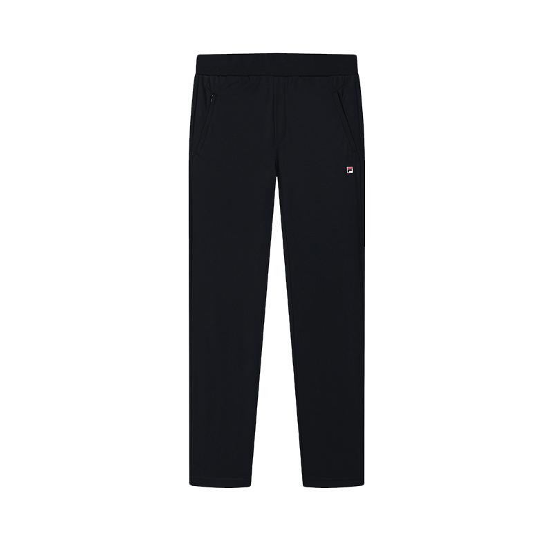 New FILA HERITAGE Knitted Sweatpants Men's Black F11M528607FBK