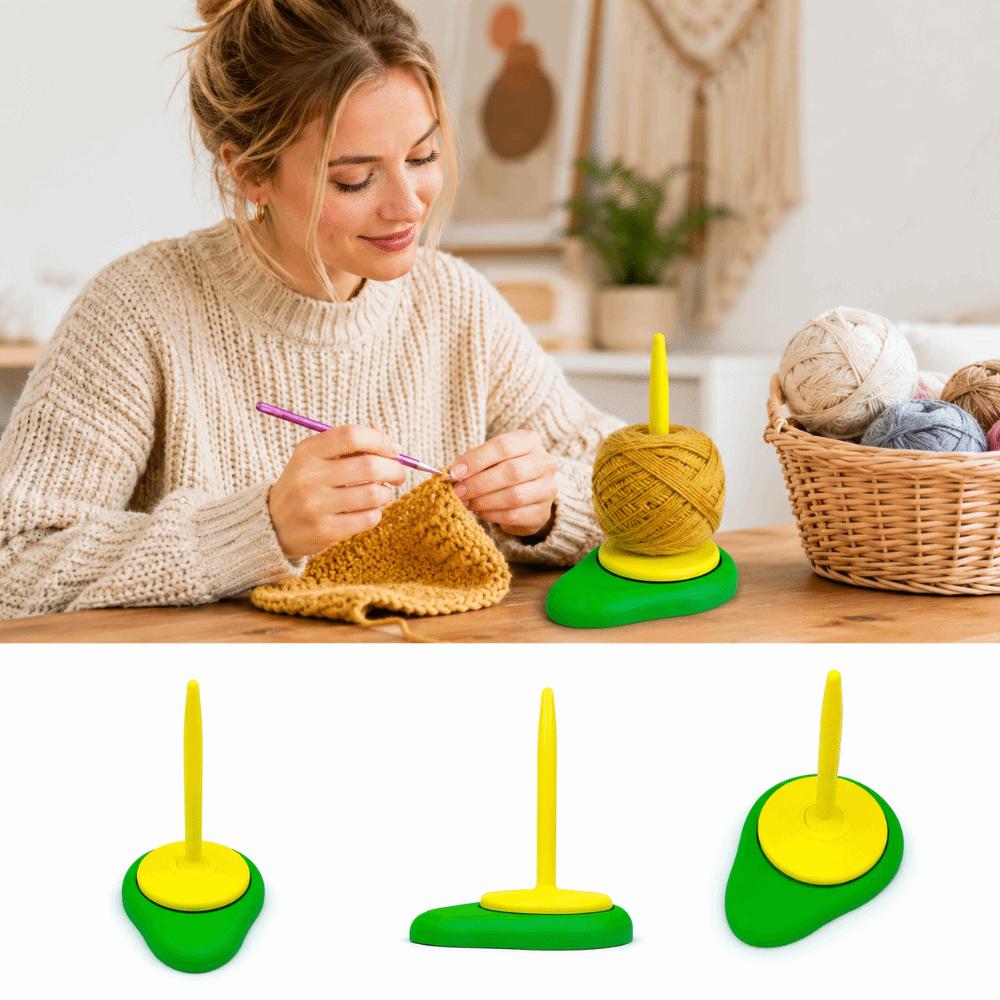 3D Printing Crochet Yarn Holder Avocado Sewing Thread Spool Dispenser  Crocheting Supplies