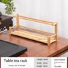Desktop Bogu Frame Solid Wood Table Tea Set Purple Clay Pot Frame Display Room Storage Bamboo Trays Decorative Coffee Holder