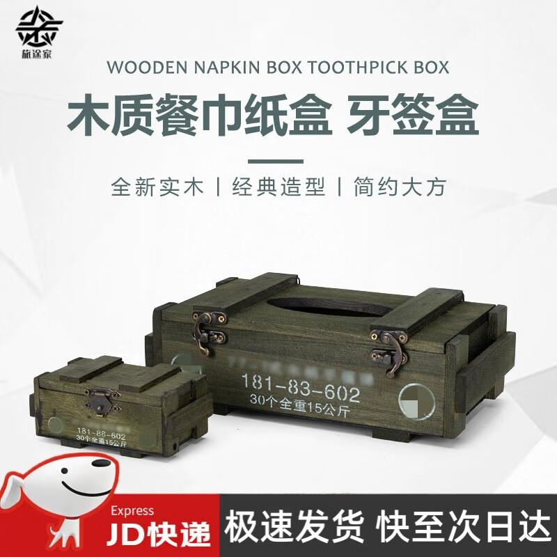 Ammunition Box Style Tissue Holder
