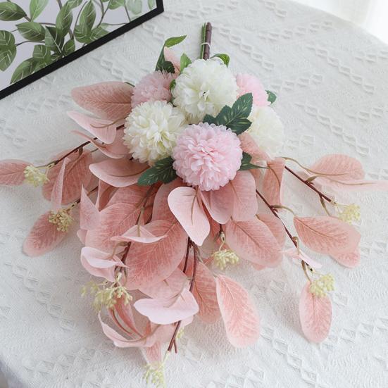 1 Bouquet Fleur Artificielle Décoratif Sans Flétrissement Arrangement Floral Soie Artificielle Plante Fleur Artificielle Décor de Fête