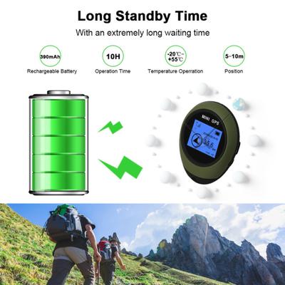 Localisateur de navigation rechargeable USB de voyage Mini GPS portable Anti-perte