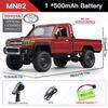 Reîncărcabil 1:12 Mașinuță RC la Scară Mare MN82 Faruri Controlabile Îmbunătățite Mașină Off-Road cu Tracțiune Integrală 2.4G Camionetă Jucărie pentru Cadouri Copii