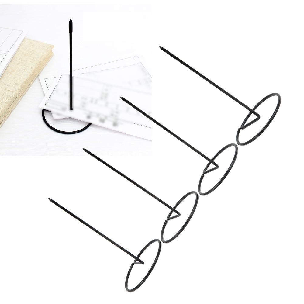 4Pcs Stable Receipt Holder 14cm Long Ticket Holder Straight Receipt Stabber  Receipt Storage