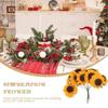 100pcs Handmade Artificial Sunflower Paper Flower DIY Bouquets Fake Flower  Party