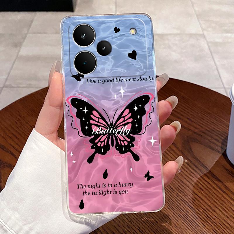 Hülle Für Realme P4 / Realme P4 Pro Fundas Weiche TPU Rückabdeckung Realme P3 Schalen Klare Silikon Niedliche Katze Kaninchen Schutzhülle