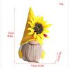 Adorable Gnome Sunflower Doll Plush Ornament For Desktop Decor And Gifts
