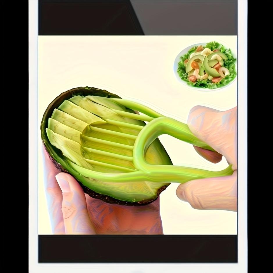 2-In-1 Avocado Slicer And Pitter - a Versatile Kitchen Gadget, Easy To Use, Durable Polypropylene, Food Safe,Peeler,Fruit Cutter