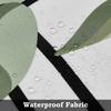 Boho Mid Century Shower Curtain,Sage Green Leaves Abstract Geometric Shower Curta for Bathroom Waterproof Fabric Bathroom Shower Curtain Set with