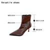 Pointed Toe Women Ankle Boots Fashion Elegant Stretch Modern Short Booties Autumn Laides Party Stripper Shoes