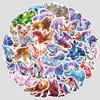 50 Cartoon 3D Animal Graffiti Stickers - Creative Waterproof Decor for Phones and Computers
