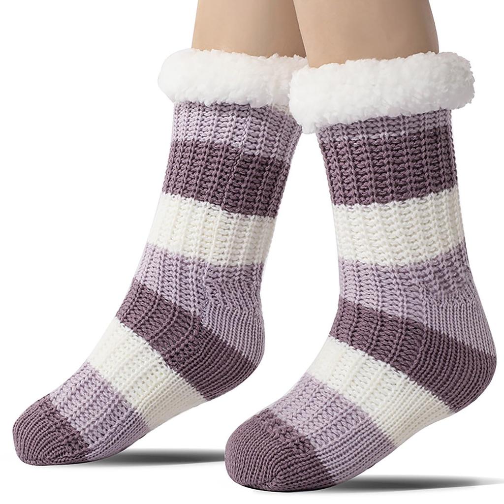 Printed Fall And Winter Floor Lambswool Blanket Cold Sleep Warm Socks