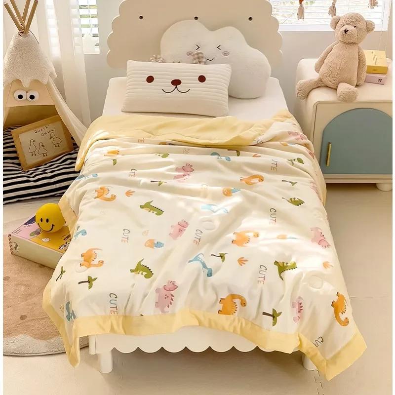 

Class A Modal Ice Silk Printing Children s Summer Quilting Cold and Comfortable Cartoon Summer Quilt 150x200cm 1pcs