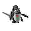 White Skeleton Knight & Black Skeleton War Horse Building Blocks Set GP105-108