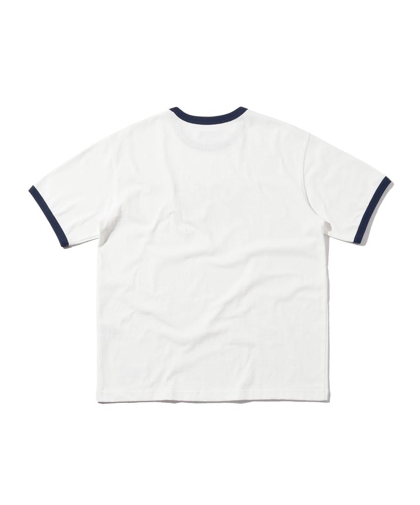 DISCUS ATHLETIC Nice Weather Collaboration Nice Series Ringer T-Shirt Off White