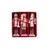 3/4/5Pcs Figurines Soldier Puppet Pendant Colorful Nutcracker Doll Nutcracker Puppet  Children Toys