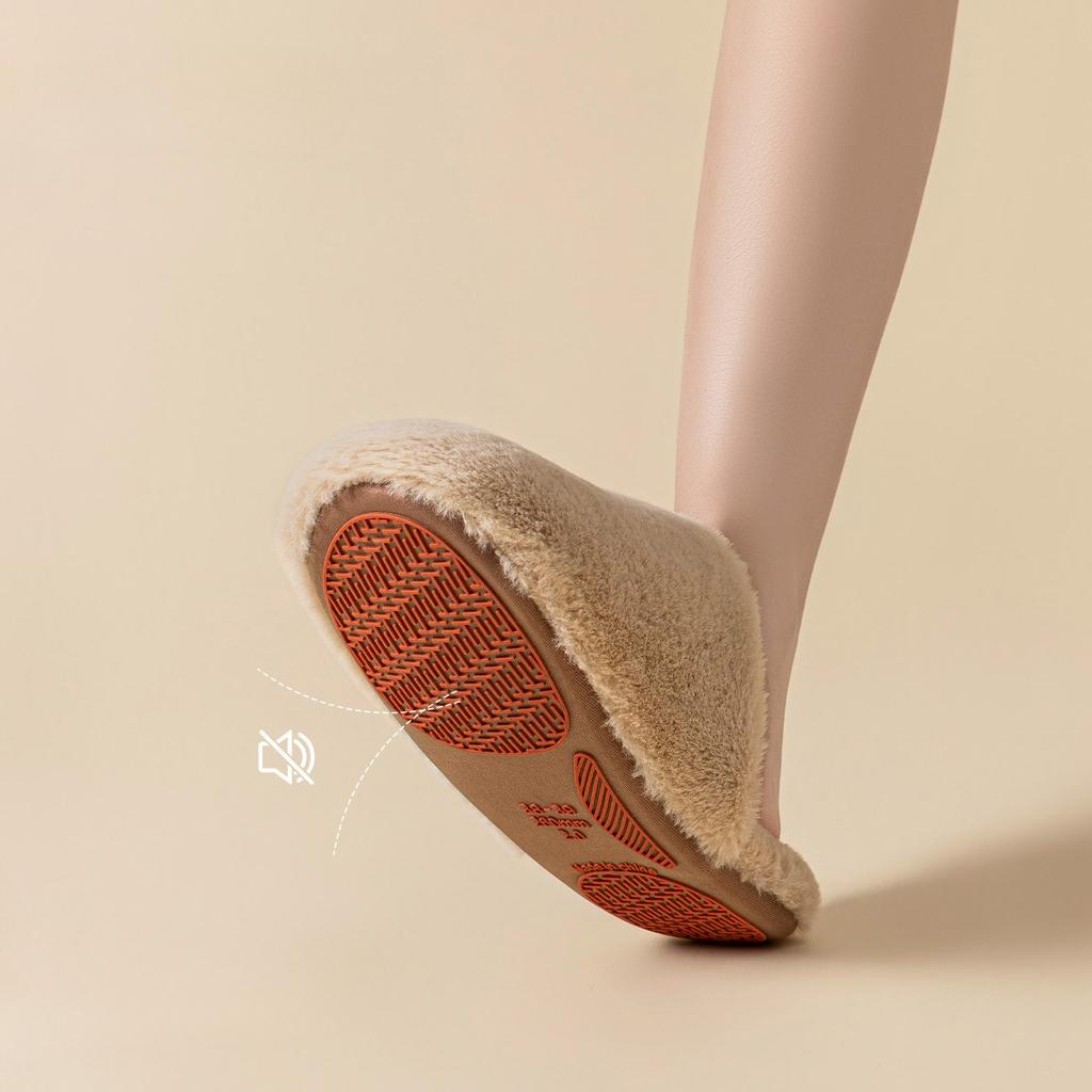 Anti-slip Shoes, Cotton Shoes, Women's Home-use Anti-slip New Style Slippers, Men's