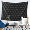 Sigil Of Lilith Tapestry Decoration Art Aesthetic Tapestries for Living Room Bedroom Home Wall Cloth Wall Hanging