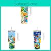 Pokemon 40oz Insulated Travel Mug With Straw For Car Office Use