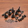 6Pcs Guitar Tuning Pegs 3R3L Tuner Machine Heads 1:21 Sealed Art Decor Rotomatic Tuners Head Replacement with 3 Colors