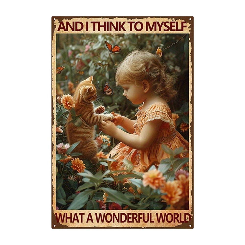 Metal Poster Chicken Easter Eggs Kitchen Decor 20x30cm
