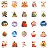 50 Christmas Personalized Festive Cartoon Children's Stickers Party Decoration DIY Water Cup Laptop Stickers