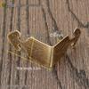 Chinese Antique Style Ruyi Corner Protectors, Abacus Edge Binding, Copper Finish