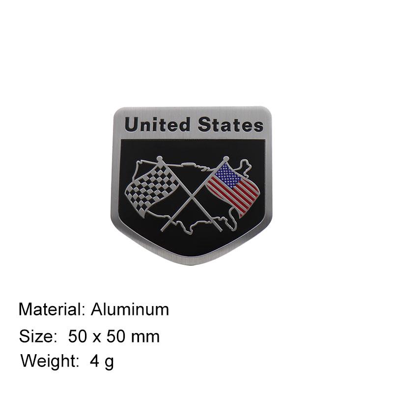 

3D Премиум Флаг Соединенных Штатов Америки США Американский Национальный для Ноутбука Стены Автомобиля Капота Крыла Багажника Хвоста Задняя Наклейка Эмблема Значок Стикер flag-dun