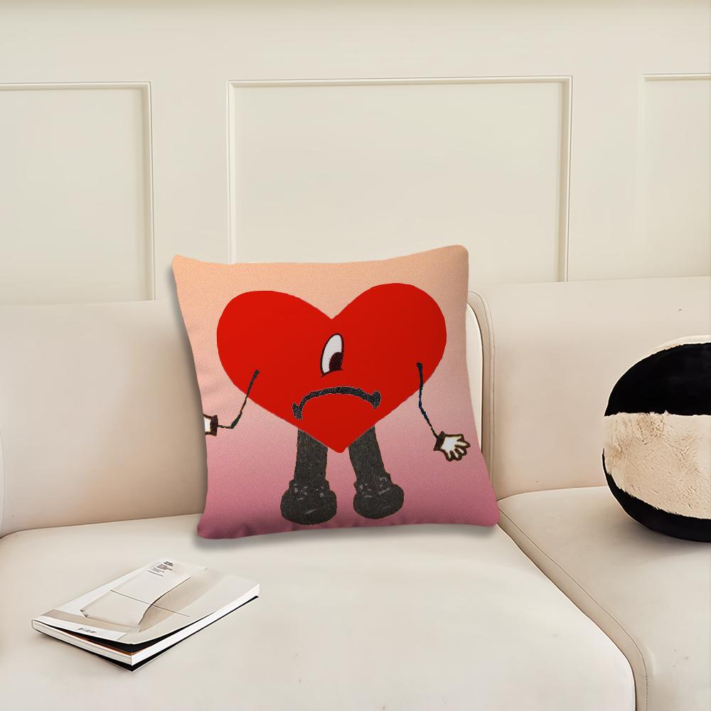 Rapper B-Bad Music B-Bunny cushion cover Pillow Cover Decoration Room Home Sofa living Office Car Nordic Simplicity