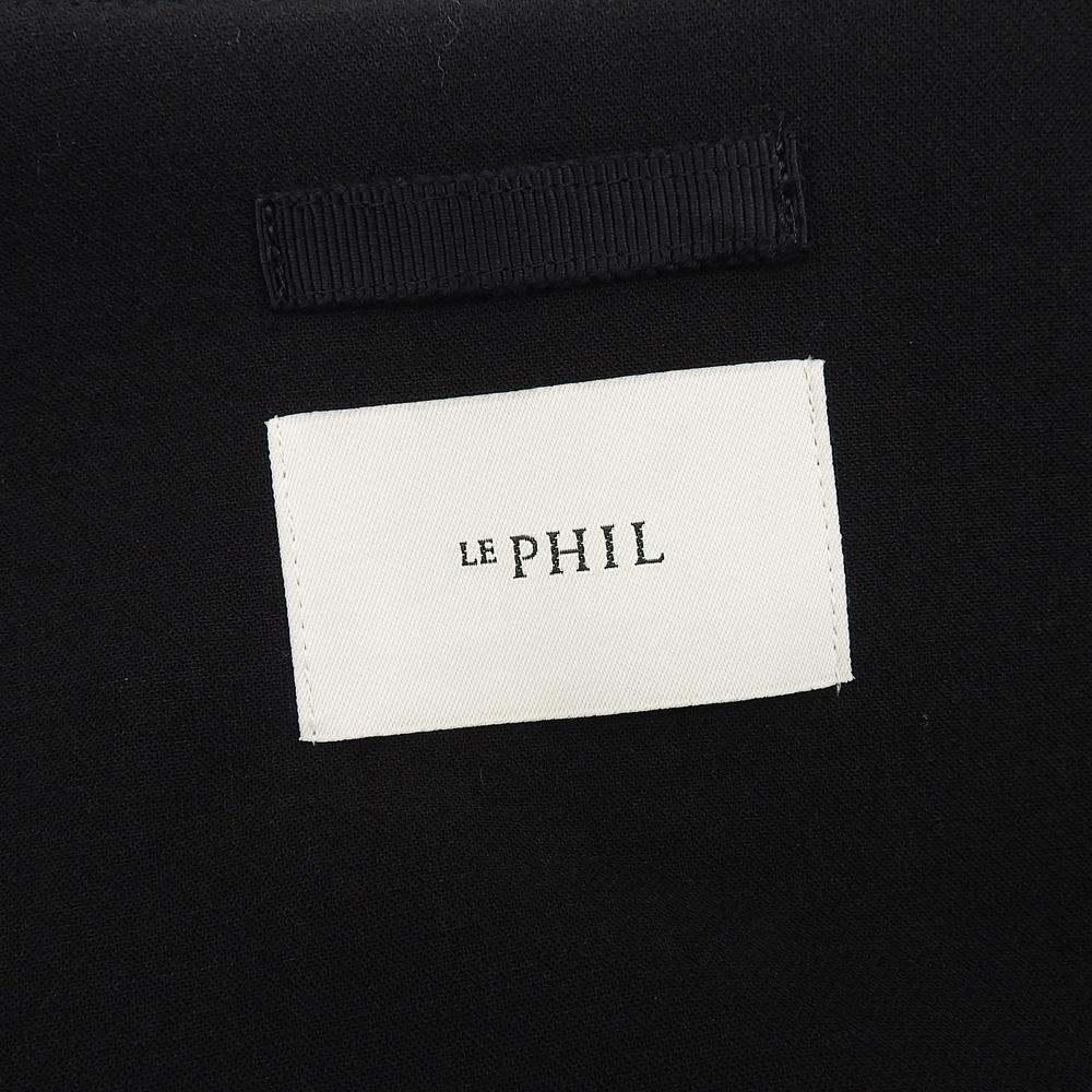 LE PHIL Excellent Condition Collarless Bonded Coat, Women's, Black, Item Number 1, Item Number 534-0252007 Coat 1 blackUsed