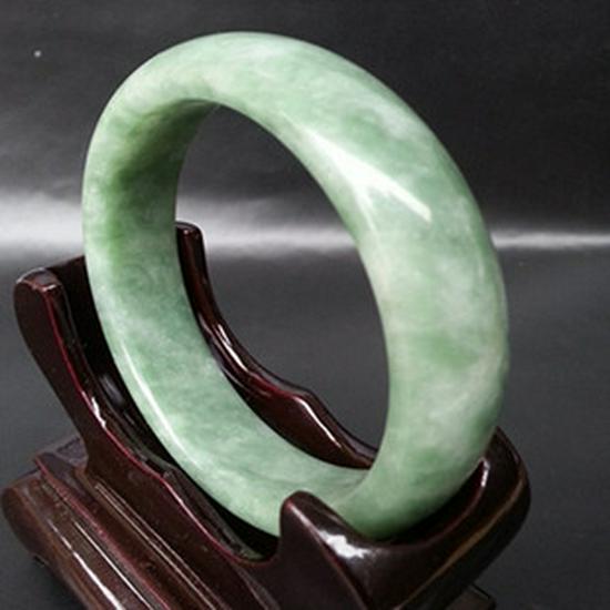 Emerald Green Guizhou Labradorite Jade Bracelet Inner Diameter 57-58 mm