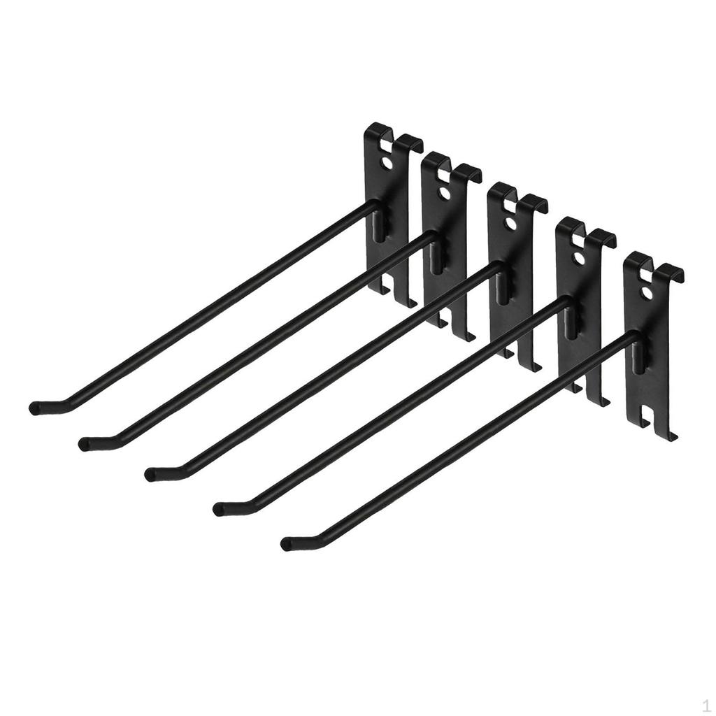 5 Multi-Purpose Wall Hooks, Grid Display Accessories for Kitchen, Backyard, Workshop
