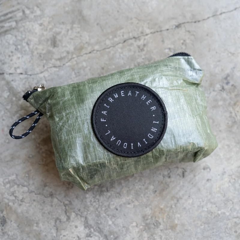 [Fairweather] Packable Sacoche - Highly Durable, Lightweight, Foldable, Bicycle Shoulder Bag, Compact Shopping Bag (Olive/Dyneema)