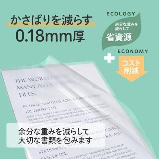 Plus Clear File Holder E A4 0.18mm Transparent FL-270HO Sheets