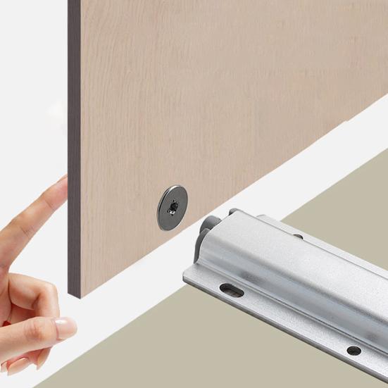 Magnetic Push-on Push Latches Anti-rust Cabinet Hardware Cabinet Drawer Push Open System for Cabinet