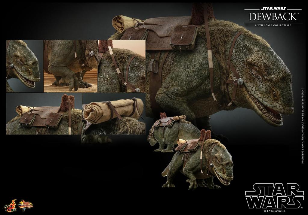 Movie Masterpiece Star Wars Episode 4: A New Hope Dewback 16 Scale Figure