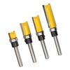 4pcs Mill Router Bit Set 1/4 Shank Milling bit Straight End Milling Trimmer Alloy Woodworking tool