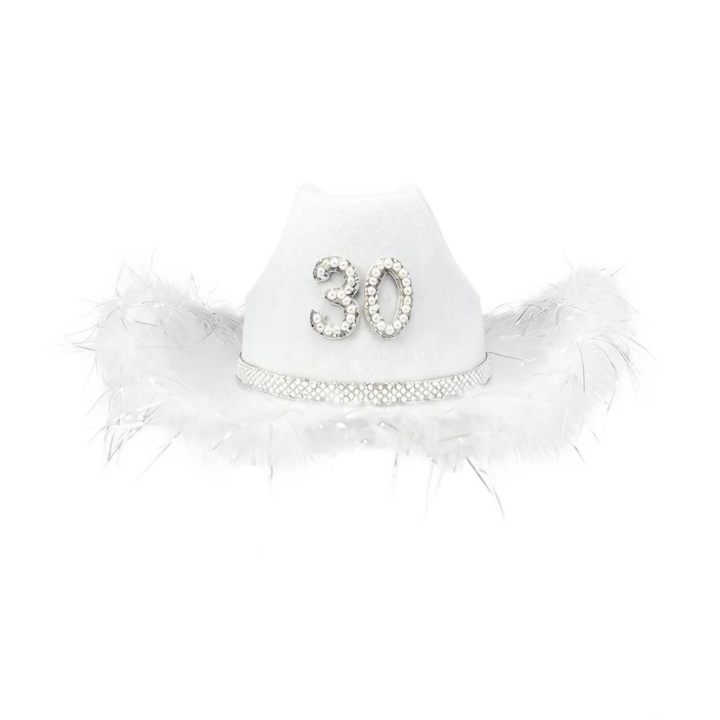 Adult Hat with and Number Design, Thread - Size 30