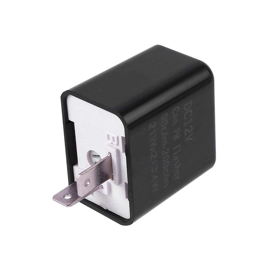 12V 2 Pin  Frequency LED Flasher Relay Motorcycle Turn Signal