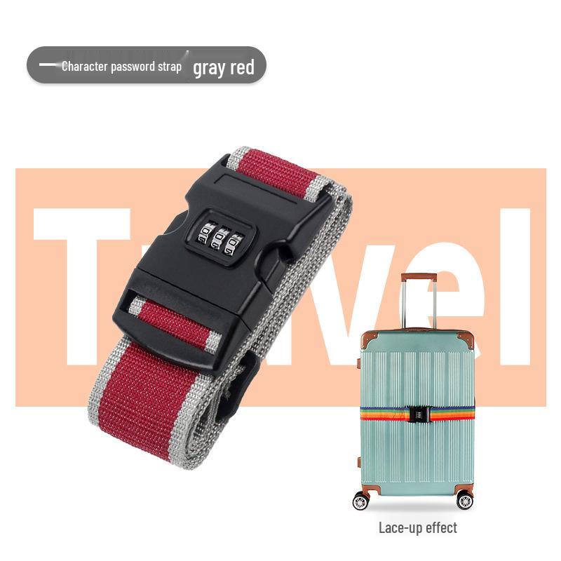 Polypropylene One-Word Luggage Strap for Suitcase Reinforcement with Wheels