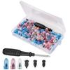 Rubber Nail For Tires, Bike Motorcycle Puncture Repair Kit With Screwdriver Vacuum Tire Rubber Nails Tire Repair Tools R2P9