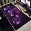 Mouse Pad Laptop Gaming Accessories Keyboard Pad Japan Anime PpokemonS Gamer Mousepad PC Kawaii Ggengar Purple Desk Mouse Mat