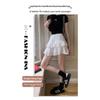 Purely desirable ballet-style sweet cake skirt women's clothing 2026 new high-waisted slimming A-line short skirt with anti-exposure design