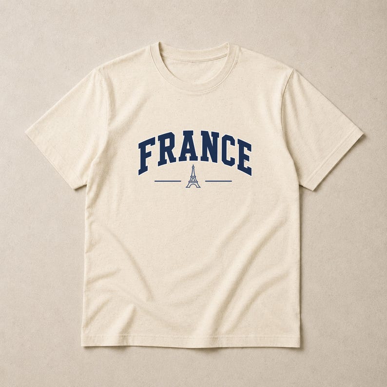 Vintage France Shirt, Unisex France T-Shirt, French Gift, France, France T-shirt, Pride, France Souvenir, Gift, Made in France M
