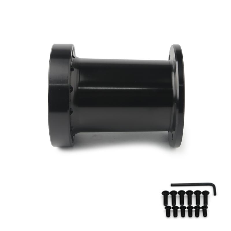 Universal Steering Wheel Hub Spacer 12/51/76/101 MM Steering Wheel Hub Boss Kit Adapter Spacer Black