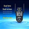 Dual-Lens Home Security Camera with Voice Intercom & Motion Tracking