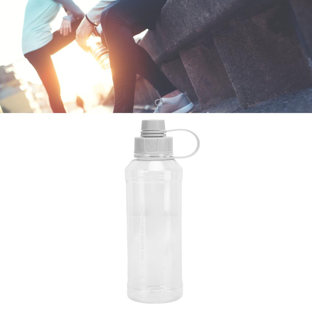 1000ml Water Bottle Large Capacity Wide Handle Integrated Lid Dual Mouth Leakage Resistant Sports Outdoor Cup