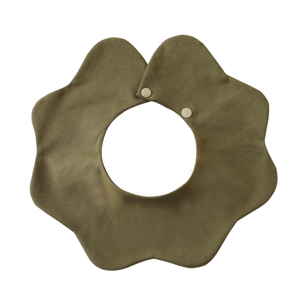 100% Cotton Baby Drool Bibs Soft Cloud 360° Wave Design Comfortable Drool Bandana for Infants Newborns